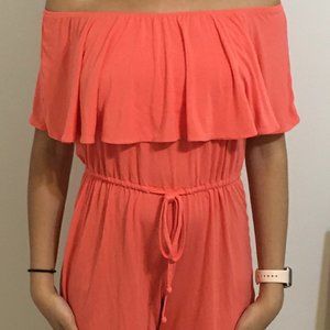 Coral Colored Rompher